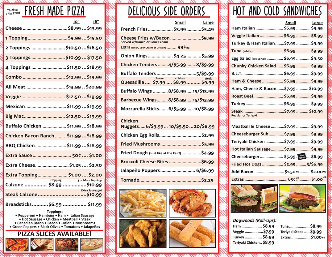 Deli Menu - Page #1